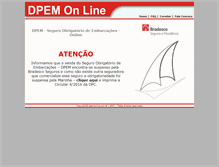 Tablet Screenshot of dpemonline.com.br